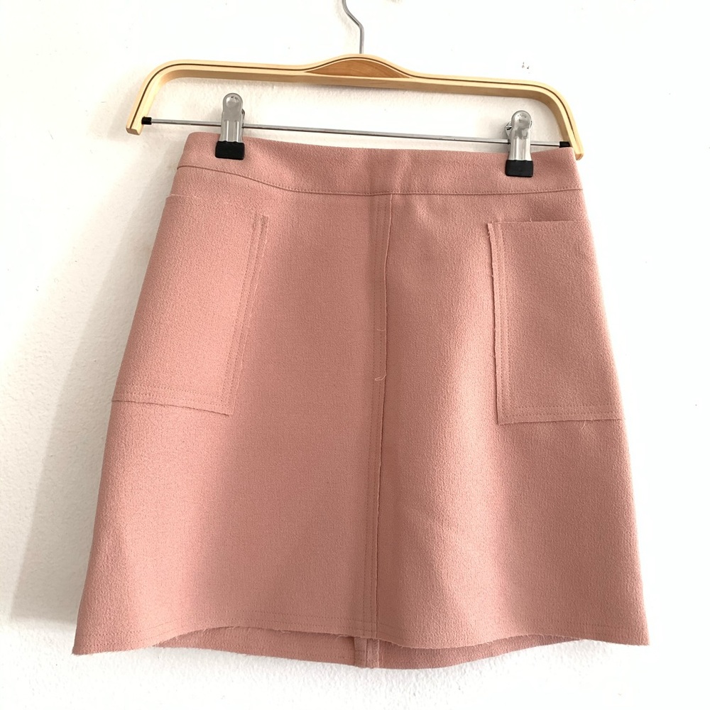 Topshop pink mini skirt, size 2